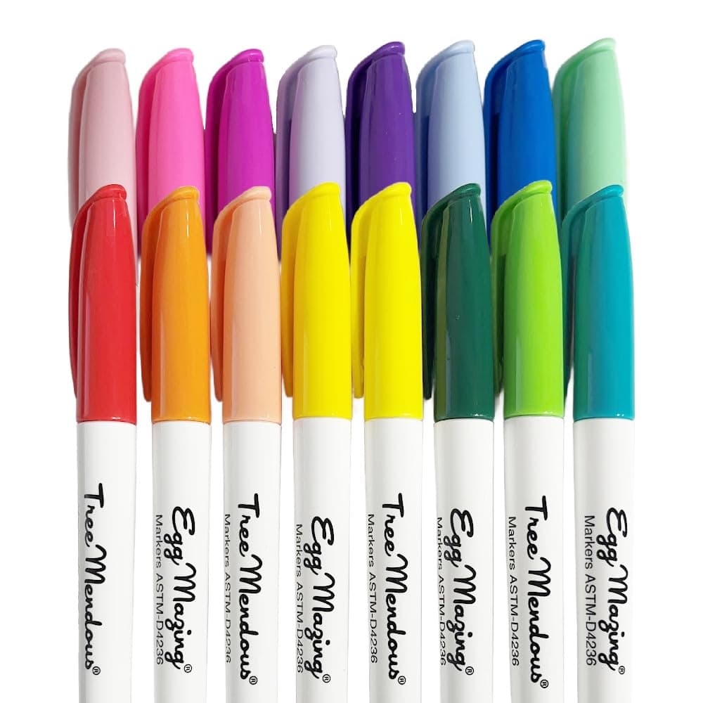 The Original EggMazing Easter Egg - Treemendous Christmas Tree Ornament Decorator - DinoMazing Dinosaur Egg Replacement 16 Colorful Non-Toxic Marker Set - Packaging May Vary, Ages 3 and Up