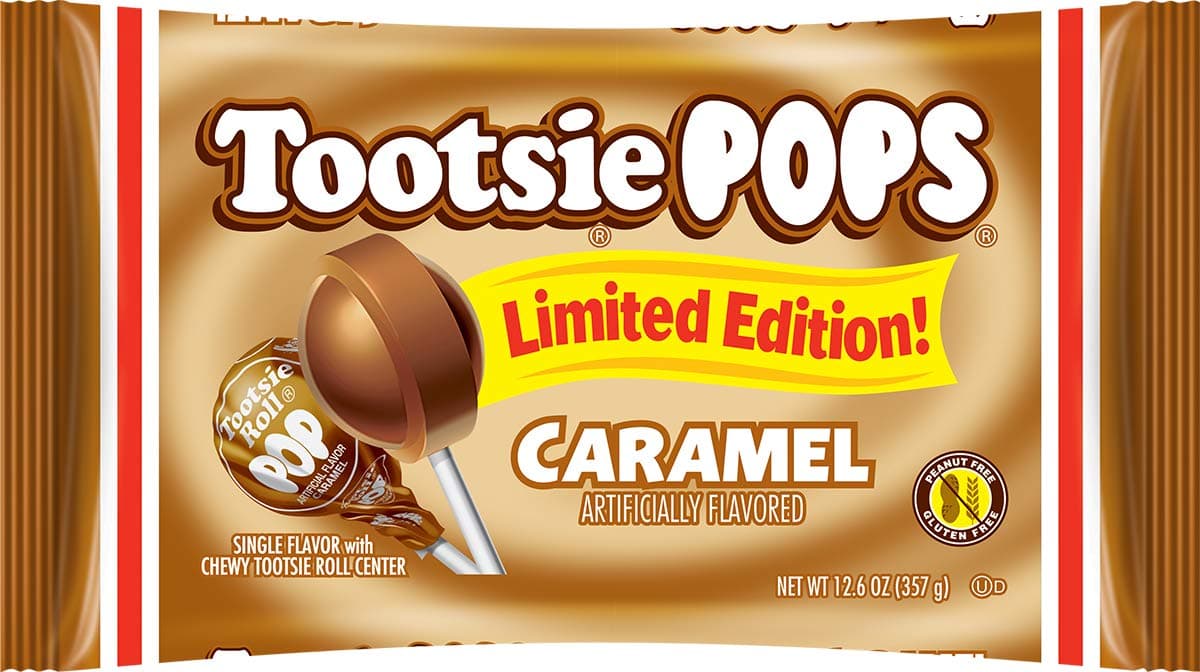 Limited Edition Caramel Tootsie Pops