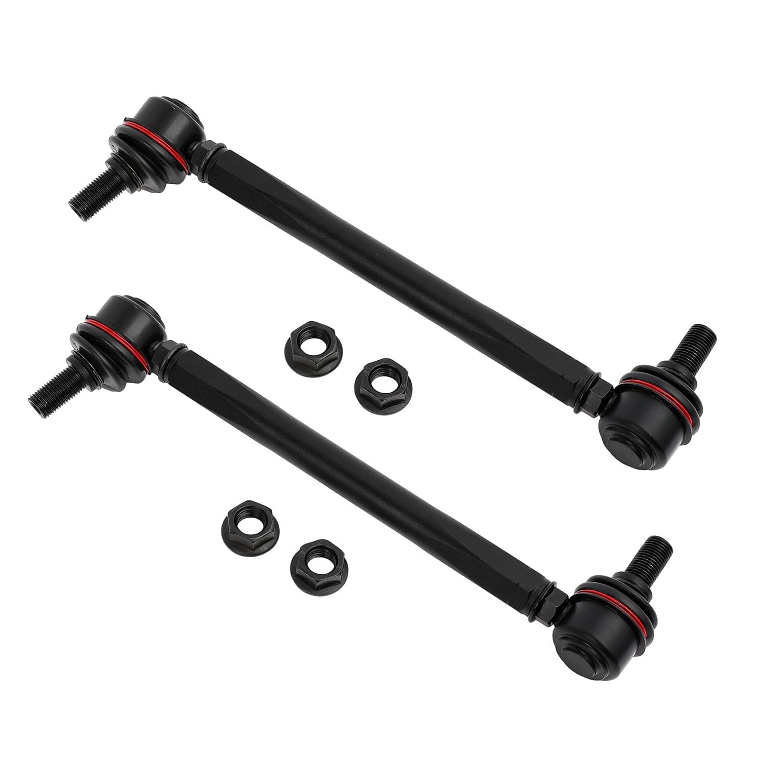 FAPO RACING Adjustable Front Stabilizer Sway Bar End Links Kits 225MM-265MM (Overall Length Bolt to Bolt), Ball Joint Stud Size 12mm, Aluminum Sway Bar