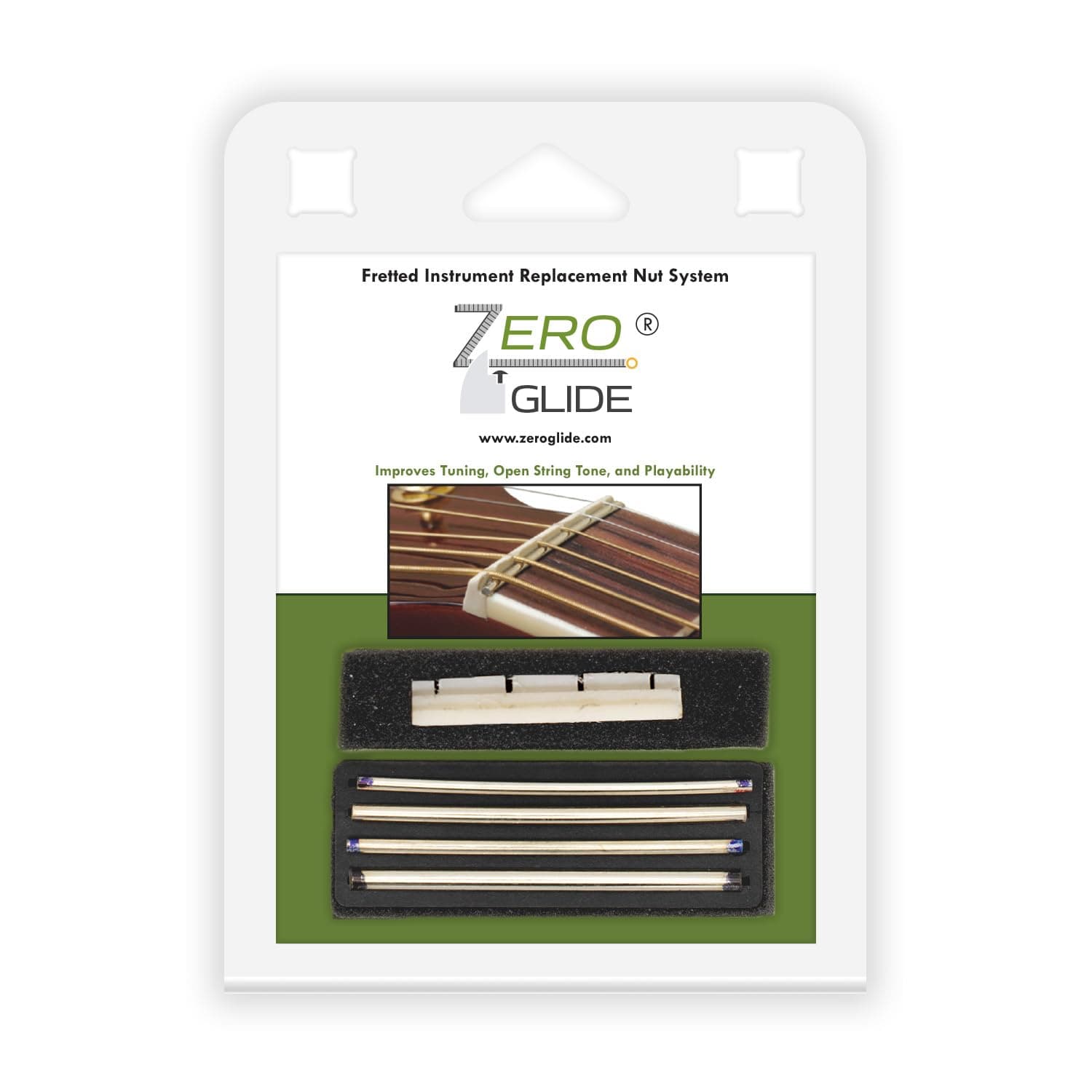 Zero Glide ZS-19 Acoustic Guitar Nut for Ukuleles