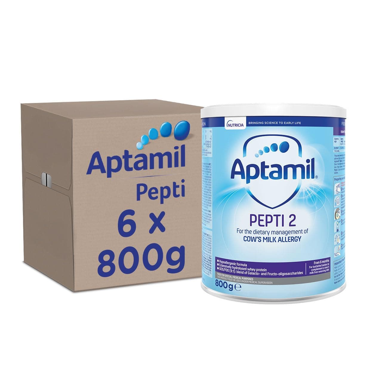 Aptamil Pepti 2 Milk Formula 800g x 6