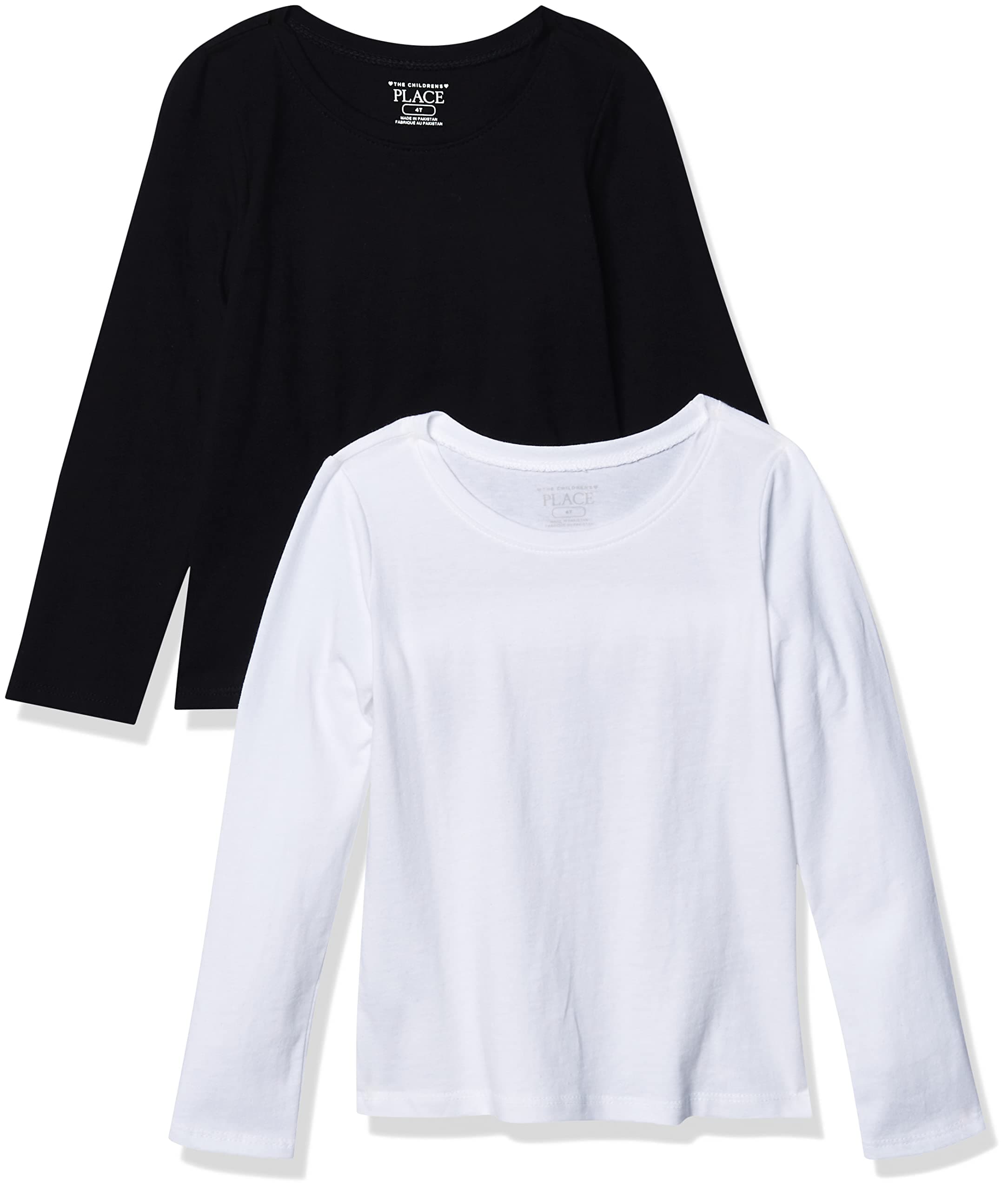 Baby-Girls and Toddler Basic Long Sleeve Layering Tees