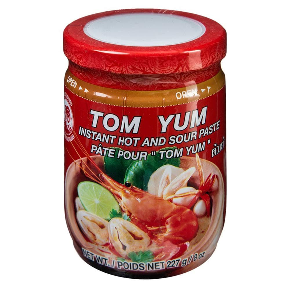 Cock Brand Tom Yum Instant Hot & Sour Soup Paste 8 oz - Pack of 2
