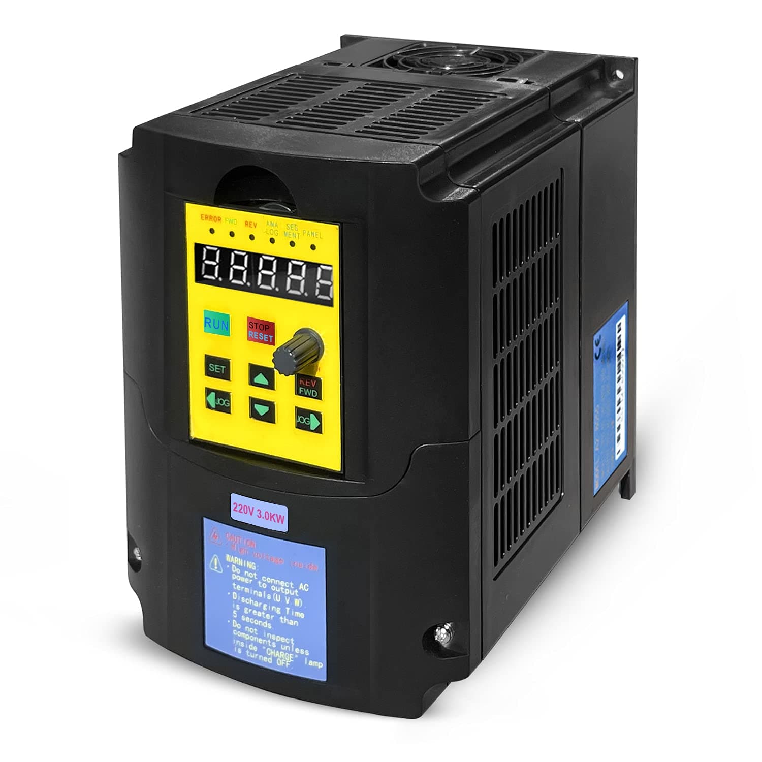 VFD 3KW 4HP 220V 1 or 3 Phase Input 3 Phase 0-400HZ Output 20A Variable Frequency Drive Controller Vector Control Inverter Converter for CNC Motor and Spindle