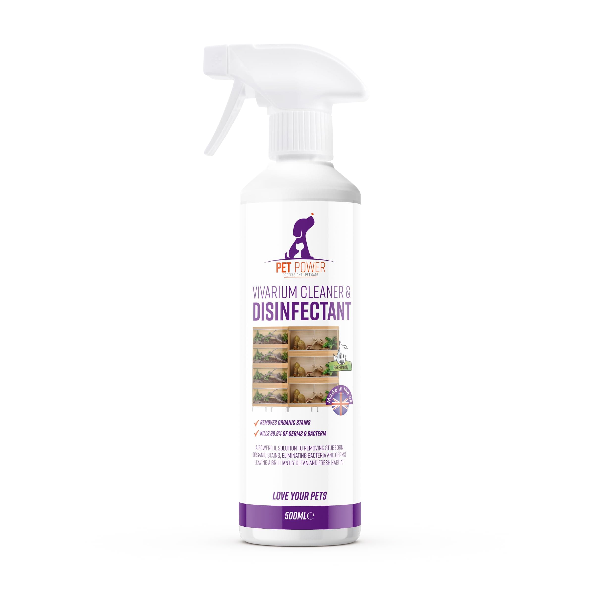 Vivarium Cleaner and Disinfectant 500ml