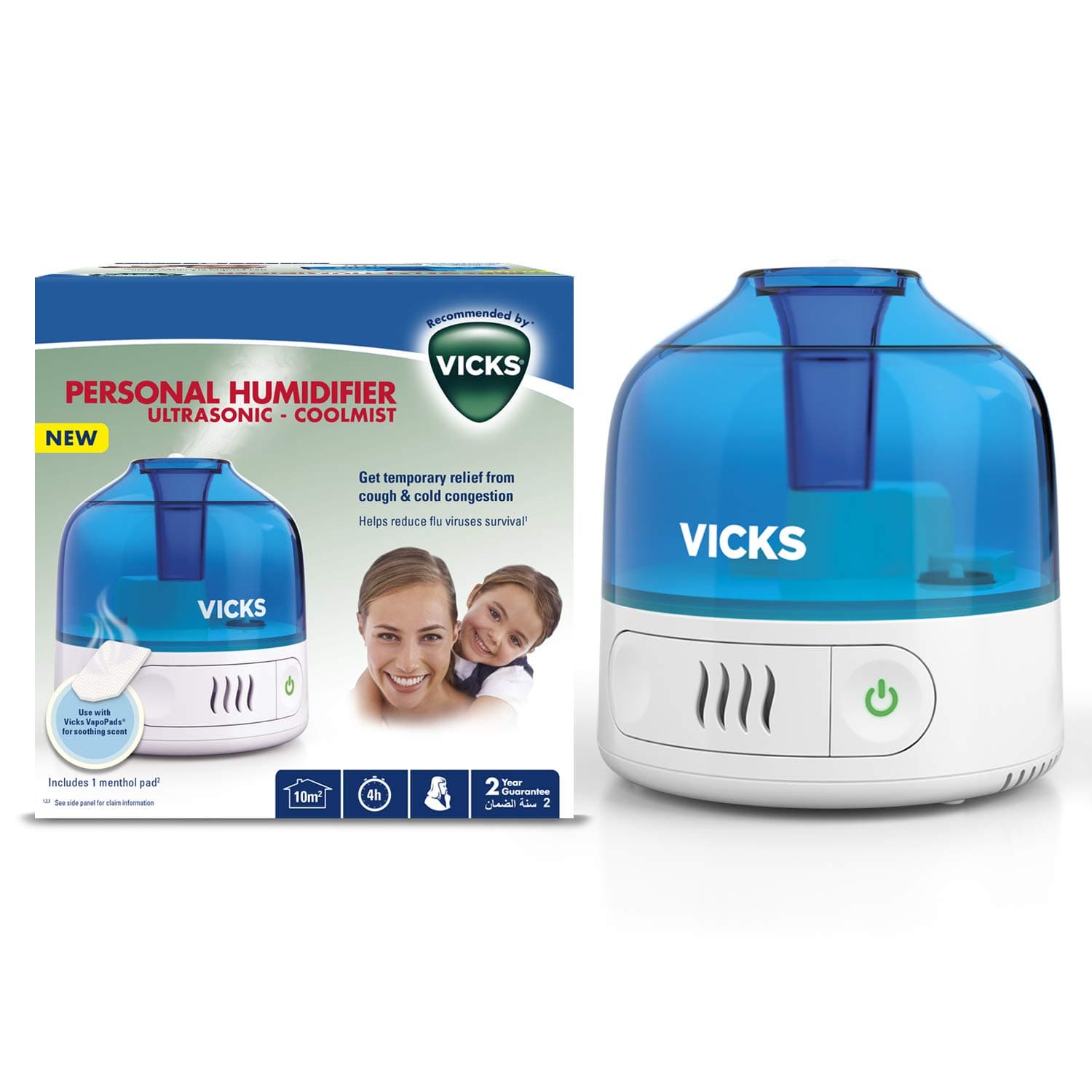 VicksPersonal CoolMist Ultrasonic Humidifier VUL505E4