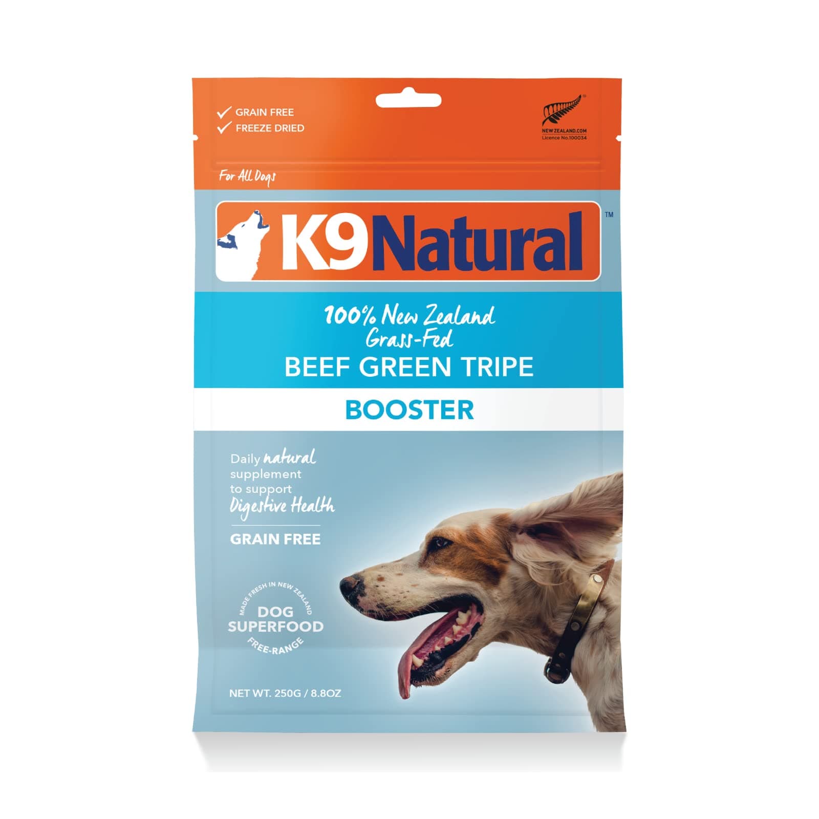 K9 Natural Freeze Dry Beef Green Stripe 8.8 oz (250 g) - Freeze Dry Diet for Dogs -