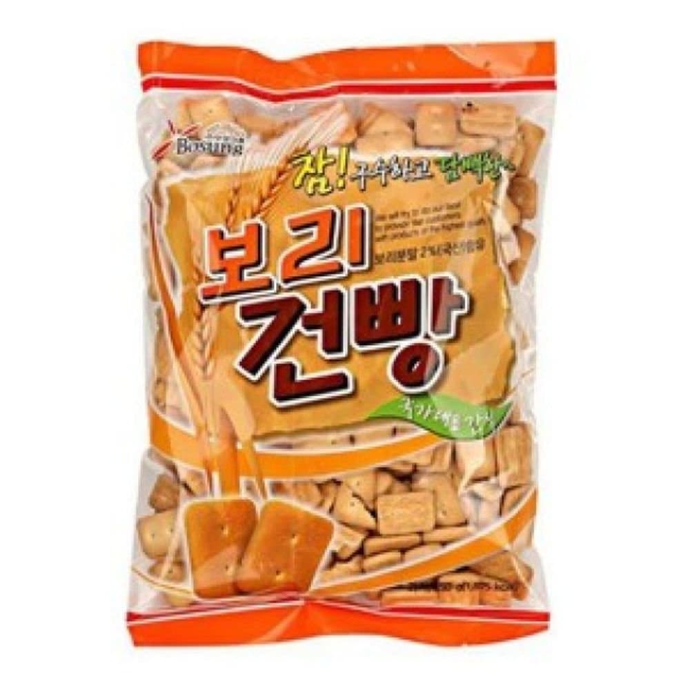 Barley Korean Army Biscuits hardtack Biscuits 450G 1 Piece