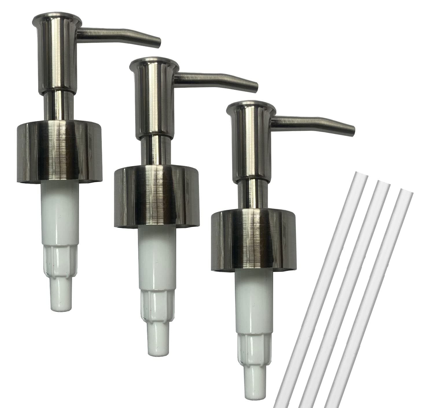 Brushed Nickel Finish Plastic Replacement Pump (Pack of 3)