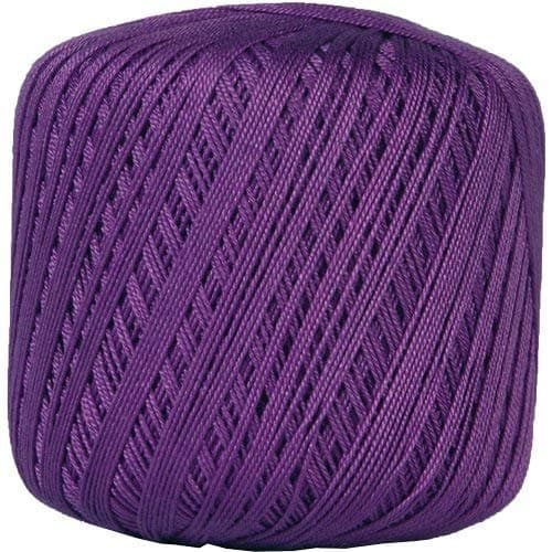 100% Pure Cotton Crochet Thread by Threadart - Size 10 - Color 30 - PURPLE -2 sizes 27 colors available
