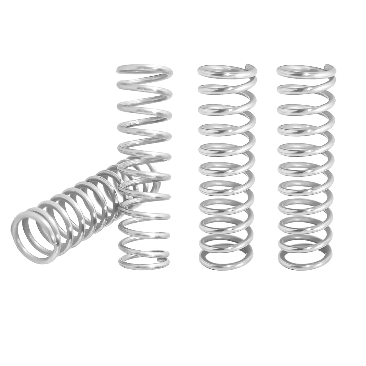 10Pcs Stainless Steel Springs, Compression Springs, Wire Diameter 1.2mm, 7mm OD, 20mm Free Length, Springs for Shop and Home Repair