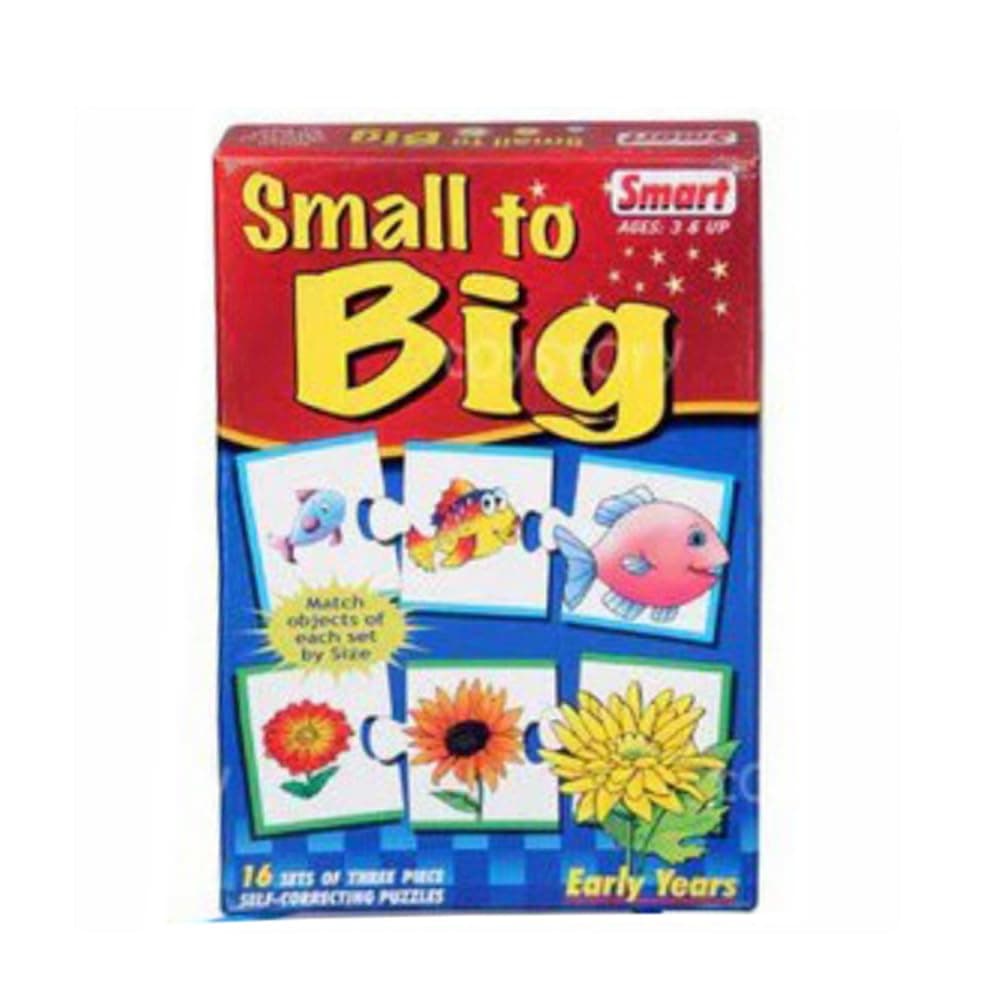 Smart - 1012 Small To Big Puzzle (Multi-Color, 48 Pieces), Kid