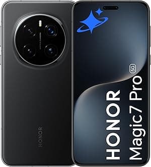 HONOR Magic7 Pro 5G Mobile Phone, AI Falcon Camera,12GB RAM 512GB,5170 mAh All-Day Battery,IP69 & IP68 Water Resistance, AI Eye Comfort Display,Dual SIM,Android 14,Black