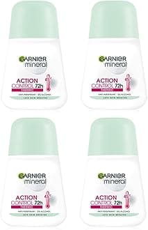 (Pack of 4) Mineral Action Control Thermic Anti-perspirant Roll On for Women 4x50ml