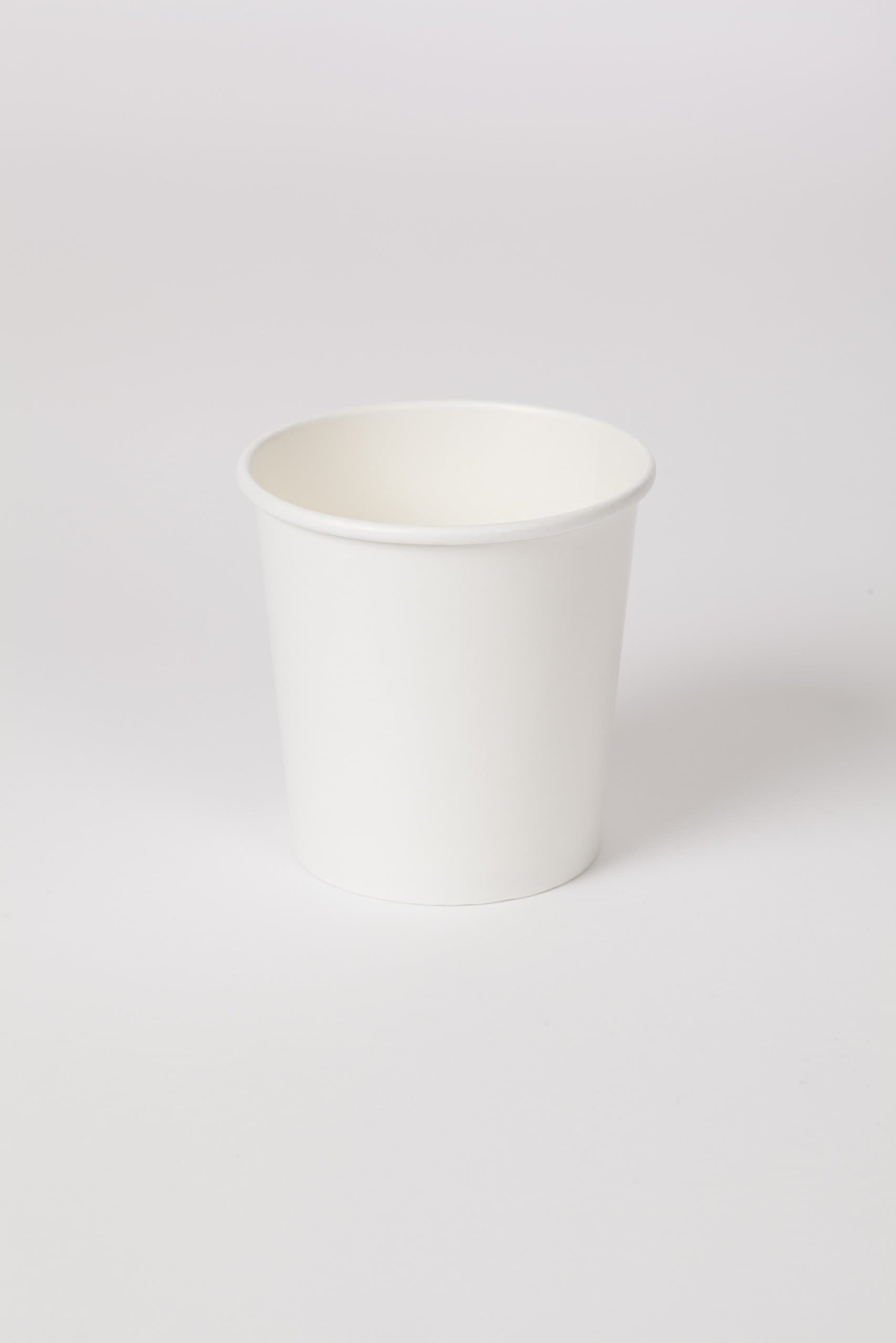 16oz Paper Food Container-White 250 pack