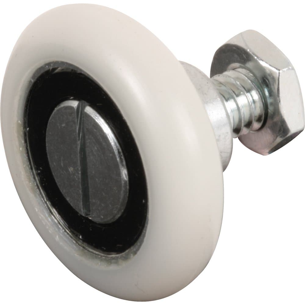 Prime-Line R 7228 Roller, White, 1-1/8 in