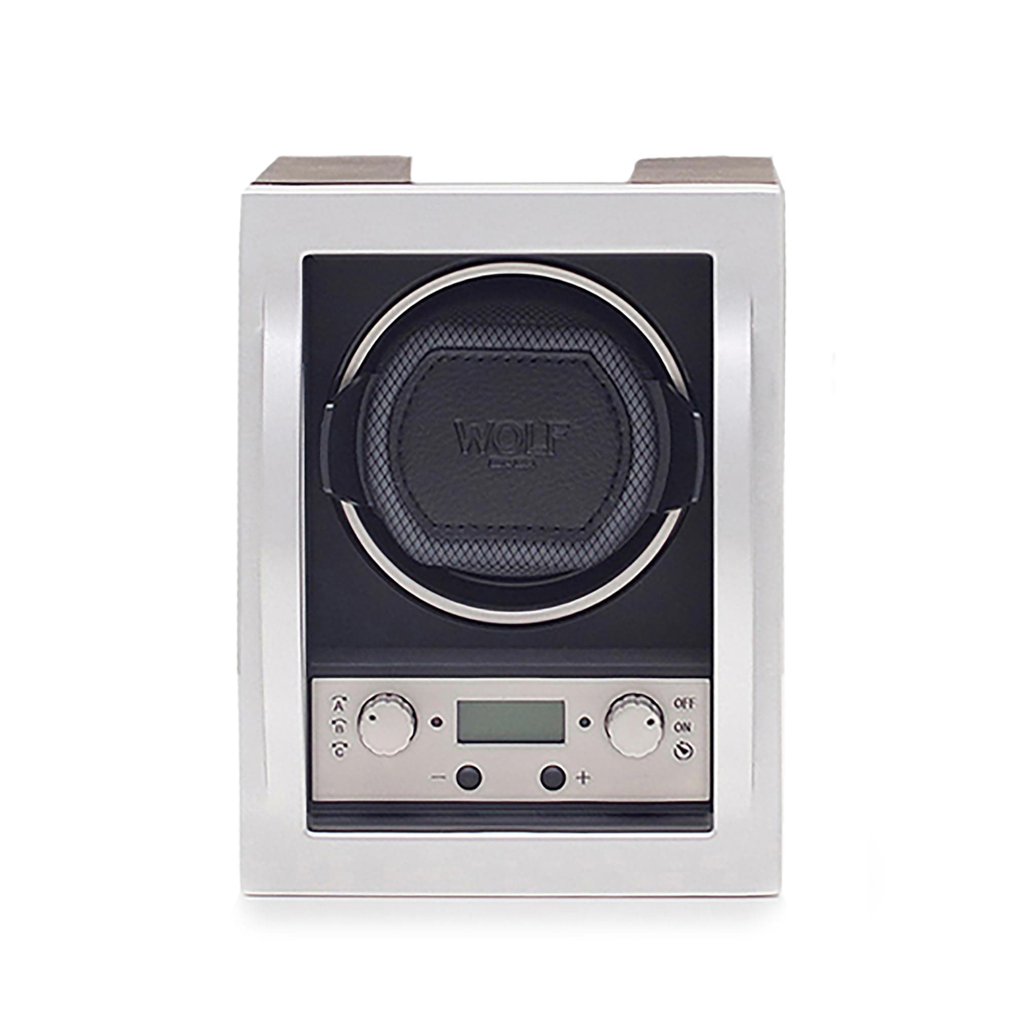 Module 4.1 Watch Winder, Black - Secure Fit with Patented Lock-In Dynamic Cuff - Accommodates All Wrist Sizes - Includes Universal Adapter