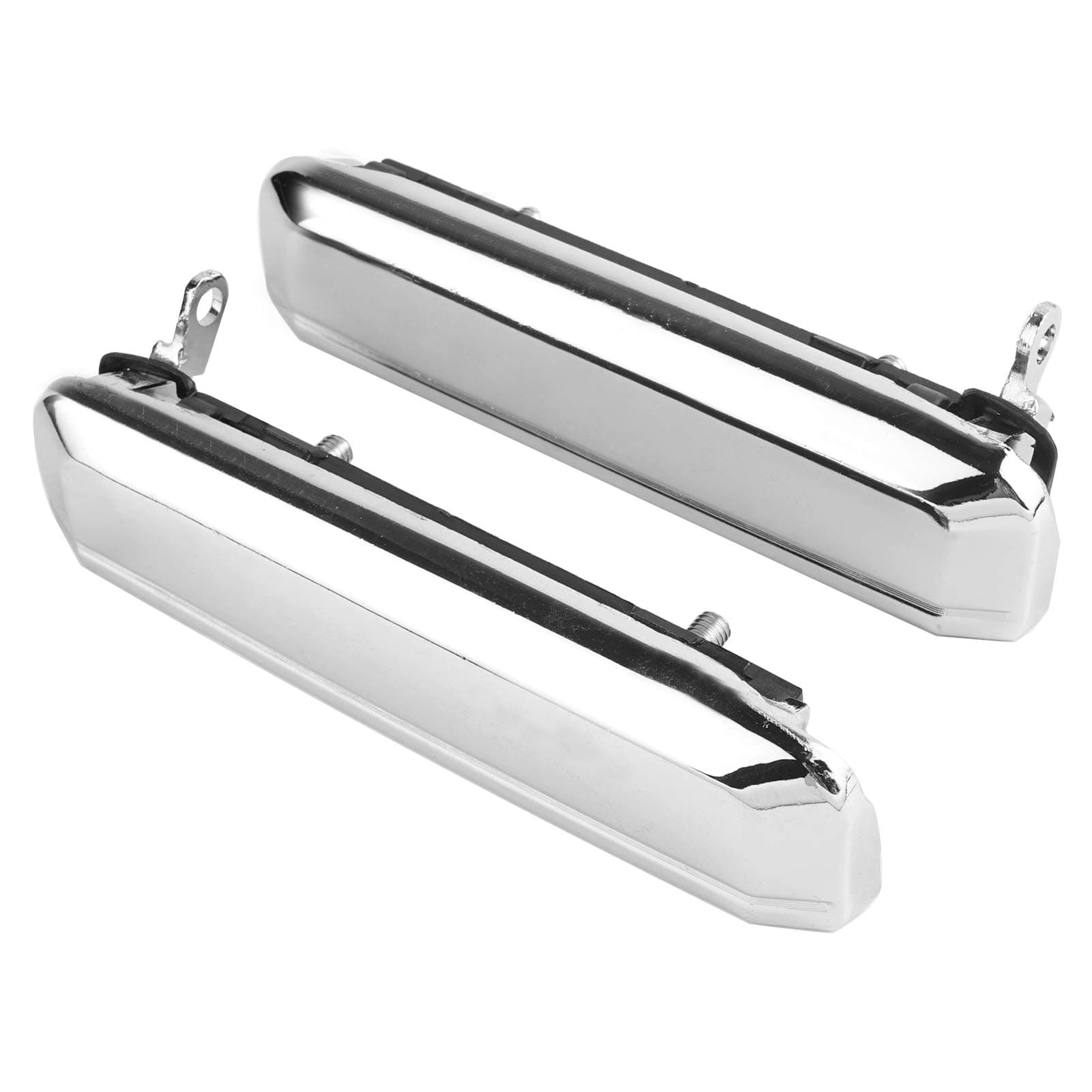 NPAUTO Exterior Outside Door Handle Chrome Front/Rear Left & Right Driver Passenger Side Pair Replacement for Nissan D21 Pathfinder Pickup 1986 1987 1988 1989 1990 1991 1992 1993 1994