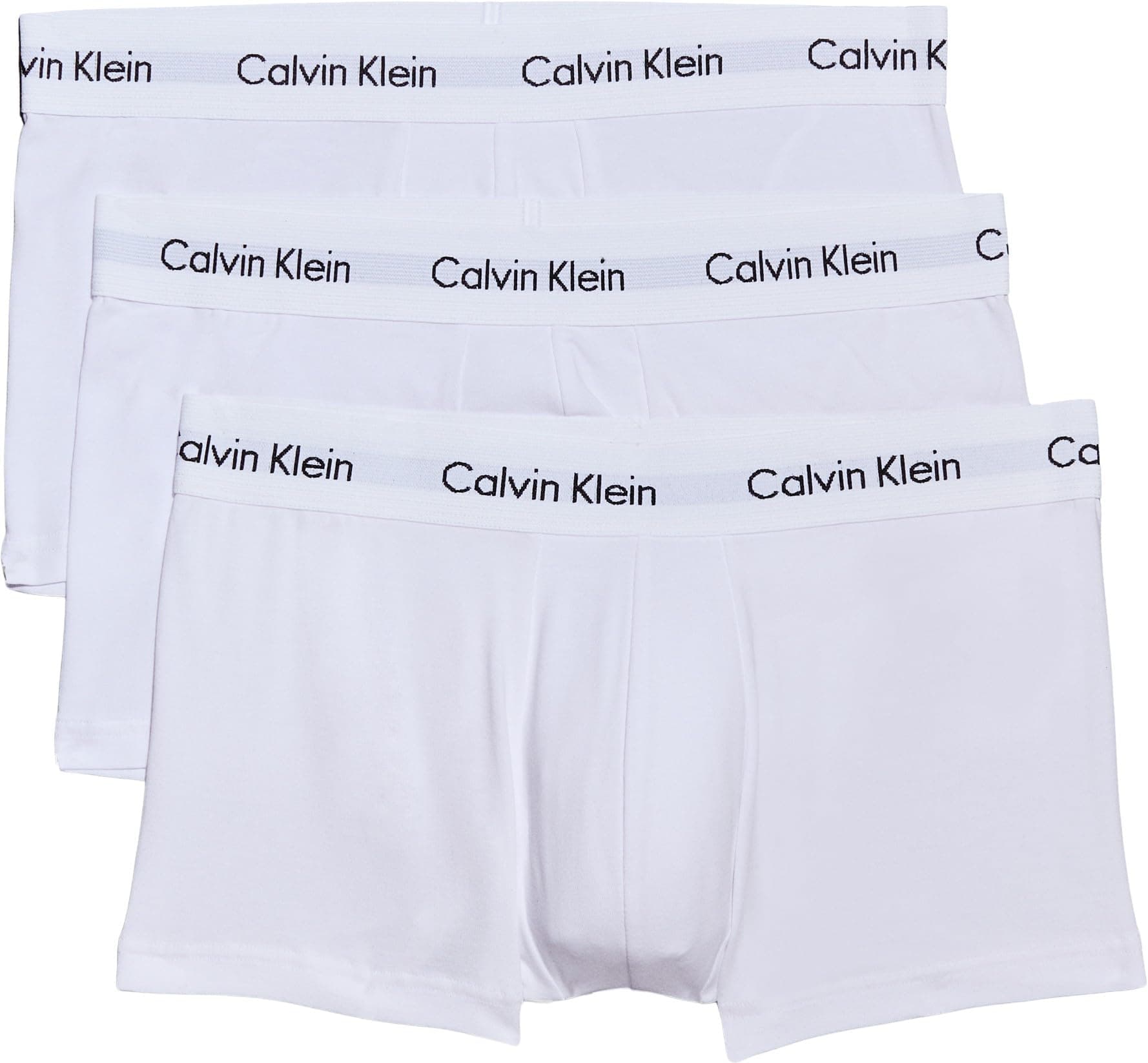 Men's 3 Pack Low Rise Trunks - Cotton Stretch Boxers