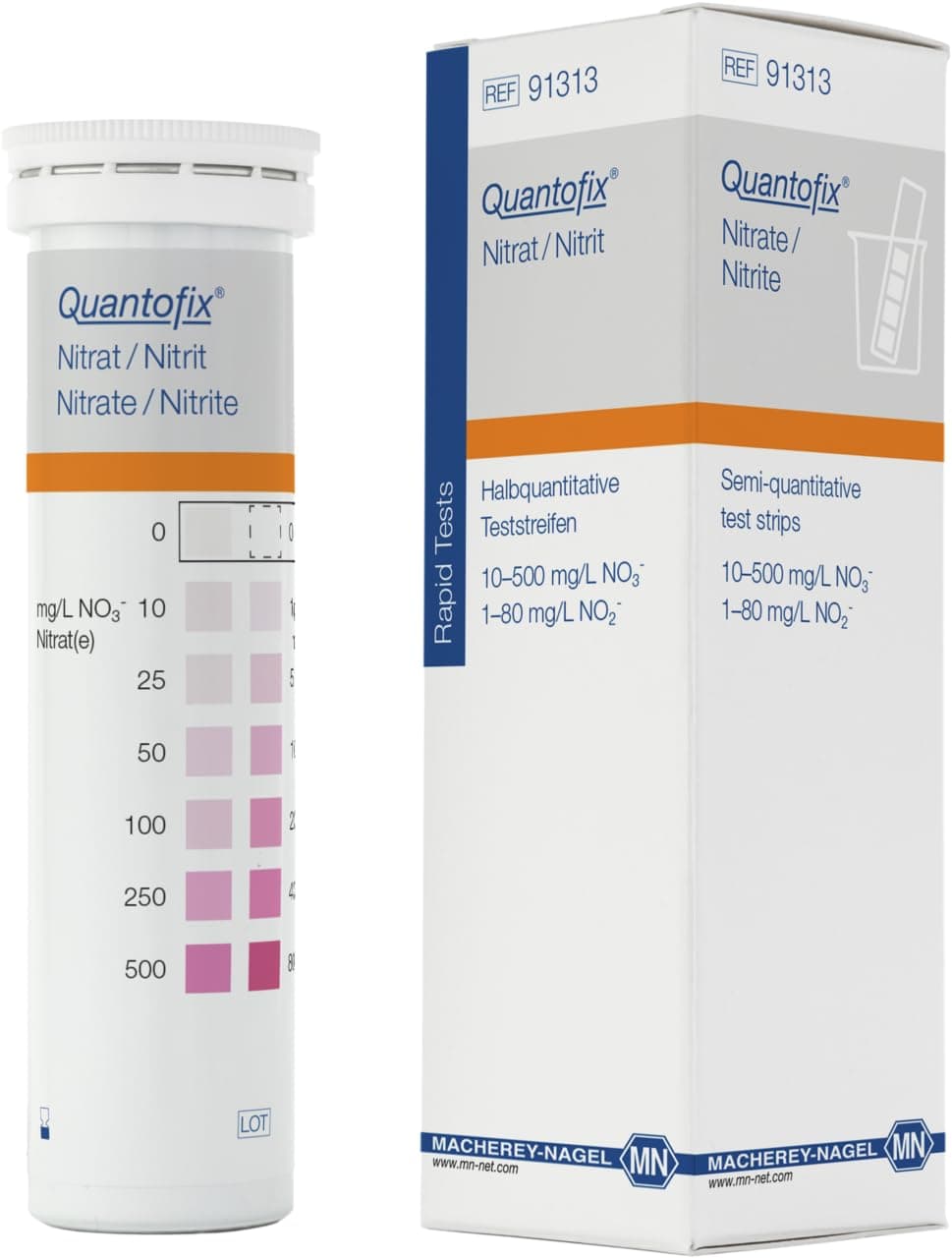 Macherey-Nagel, 91313, Quantofix Nitrate/Nitrite, Box Of 100 Strips