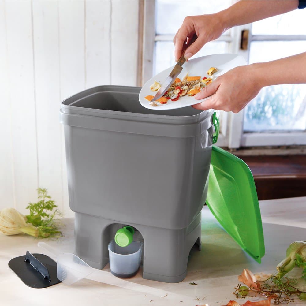 Organico Bokashi Set:2 bins + ferment,