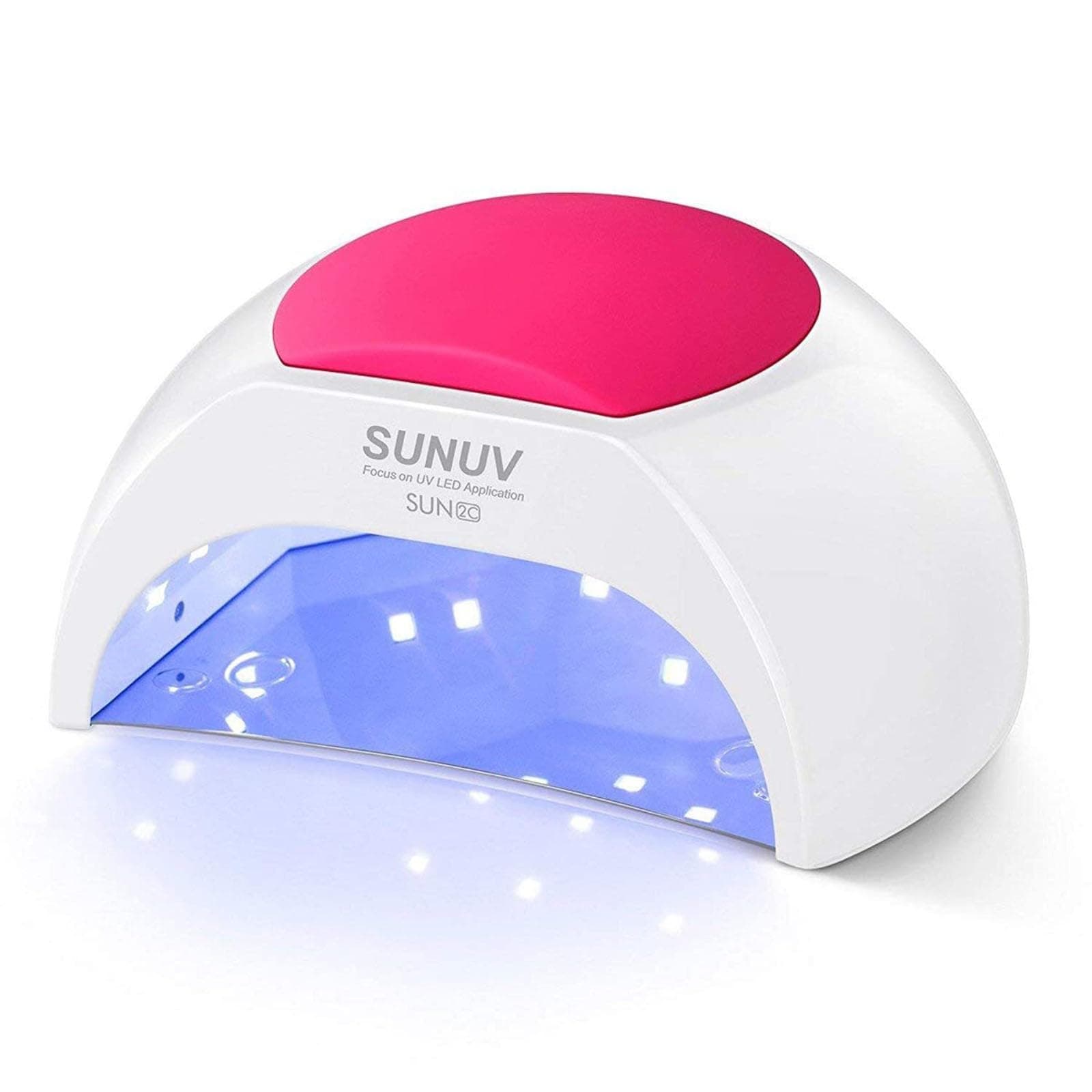 SUNUV SUN2C LED UV Nail Lamp with 4 Timer Setting (48W)