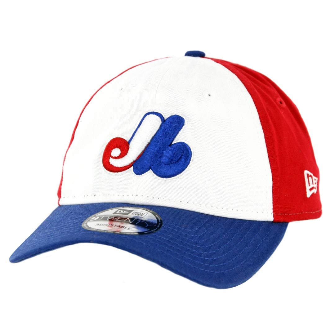 New Era920 "Core Classic Montreal Expos CO" Strapback Hat (Royal Blue) Dad Cap