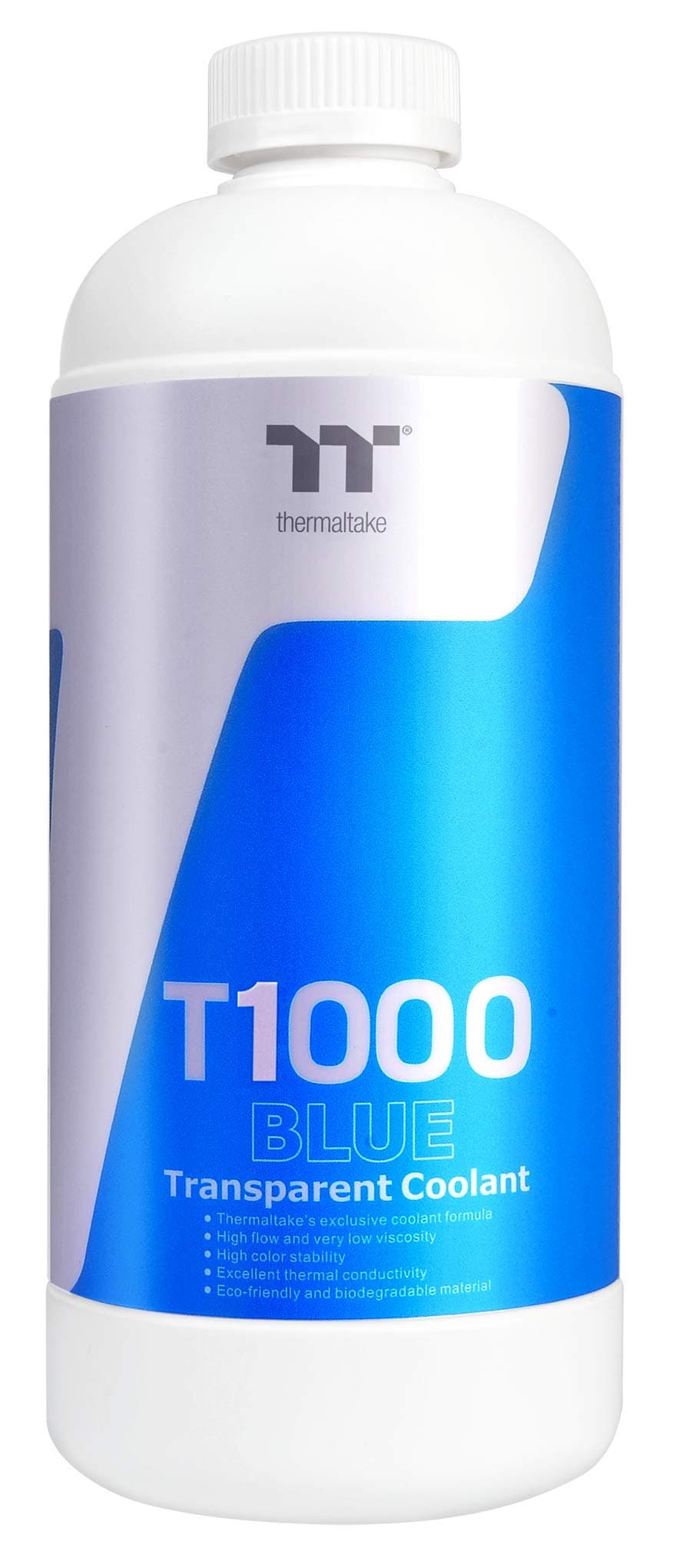 Thermaltake T1000 1000ml New Formula Blue Transparent Water Cooling Solution Anti-Corrosion Anti-Freeze Minimize Precipitation CL-W245-OS00BU-A