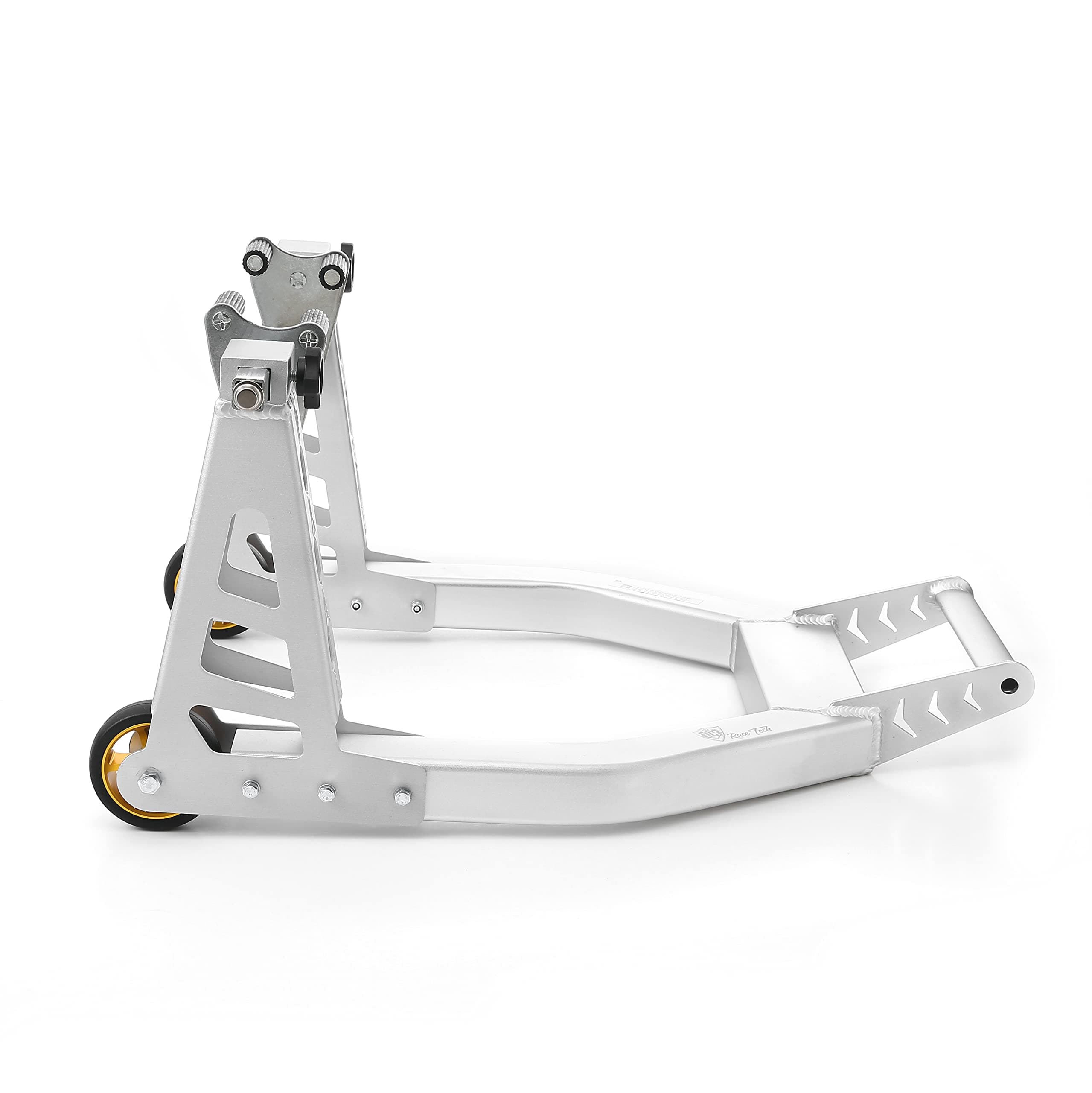 LC Race Tech Motorcycle aluminum alloy material Anodized Front Wheel Lift Universal Paddock Stands Compatible with Yamaha, Honda, Kawasaki, Suzuki, Ducati, BMW, Triumph,MV AGUSTA