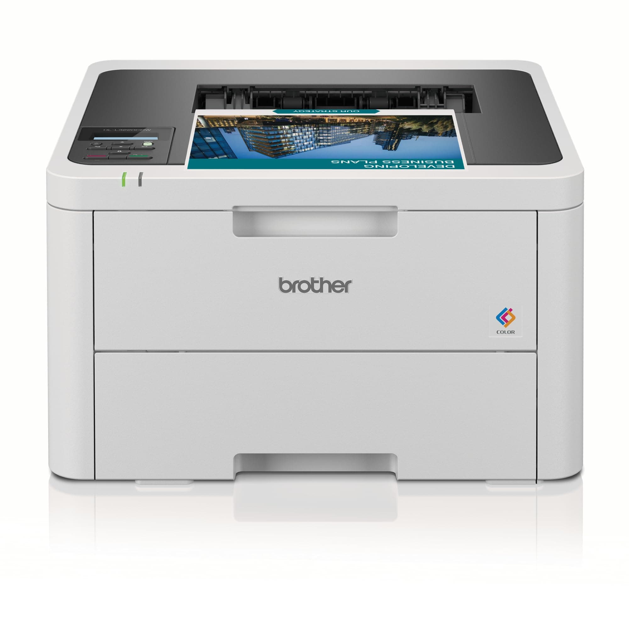 Brother Wireless All in One Printer, HL-L3220CW, with Advanced LED Color Laser Print, Mobile Printing, High Yield Ink Toner