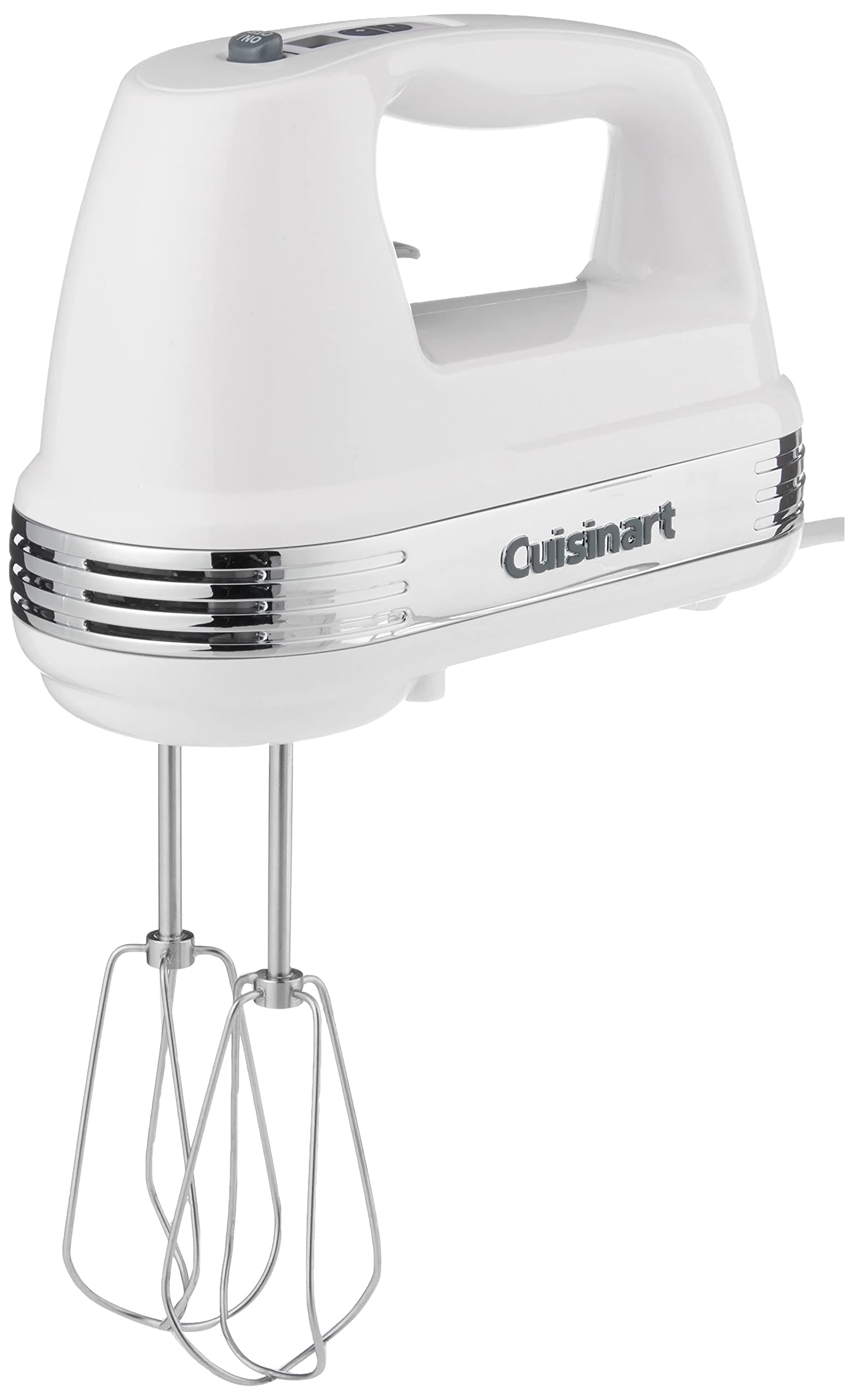 CUISINARTHM-70 Power Advantage 7-Speed Hand Mixer, Silver,White