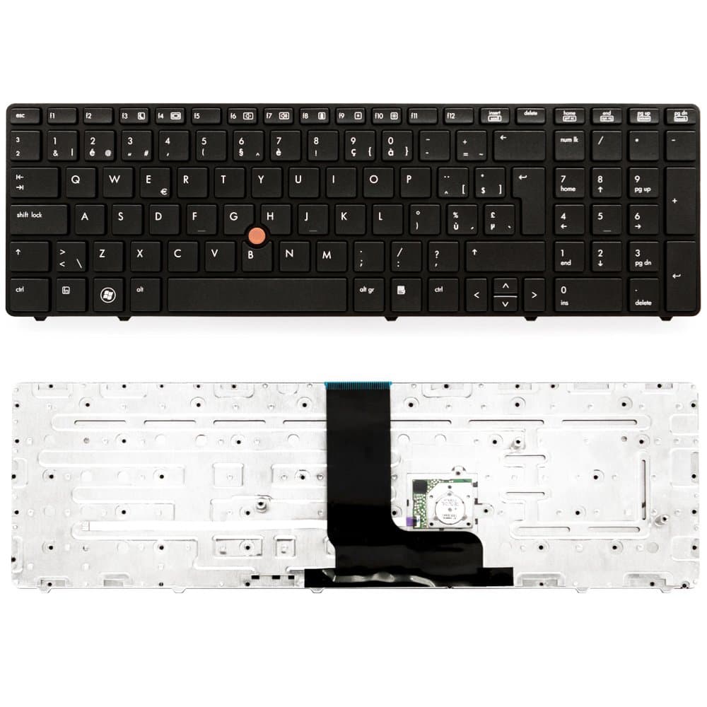 MACHENIKE Replacement Keyboard for HP EliteBook 8560w 8570w Black EU Layout