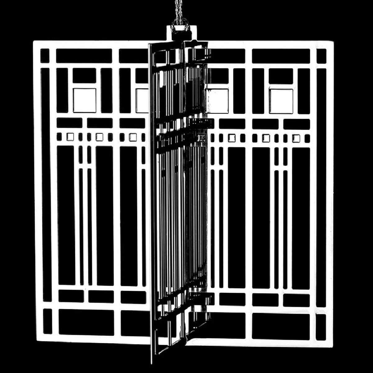 UniartFrank Lloyd Wright Oak Park Home and Studio Christmas Tree Ornament