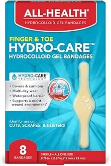 Hydrocolloid Gel Bandages, Fingers & Toes, 8 ct