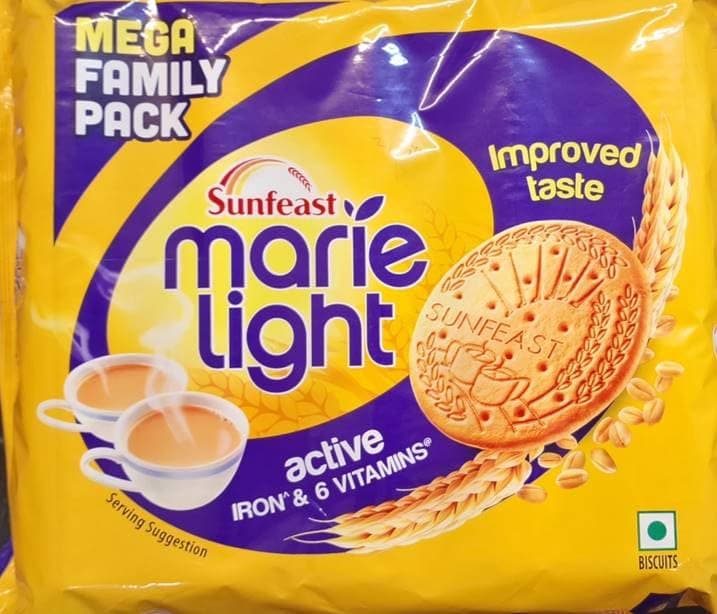Sunfeast Marie Light Active 1kg (Pack Of 2) - UNIQUE