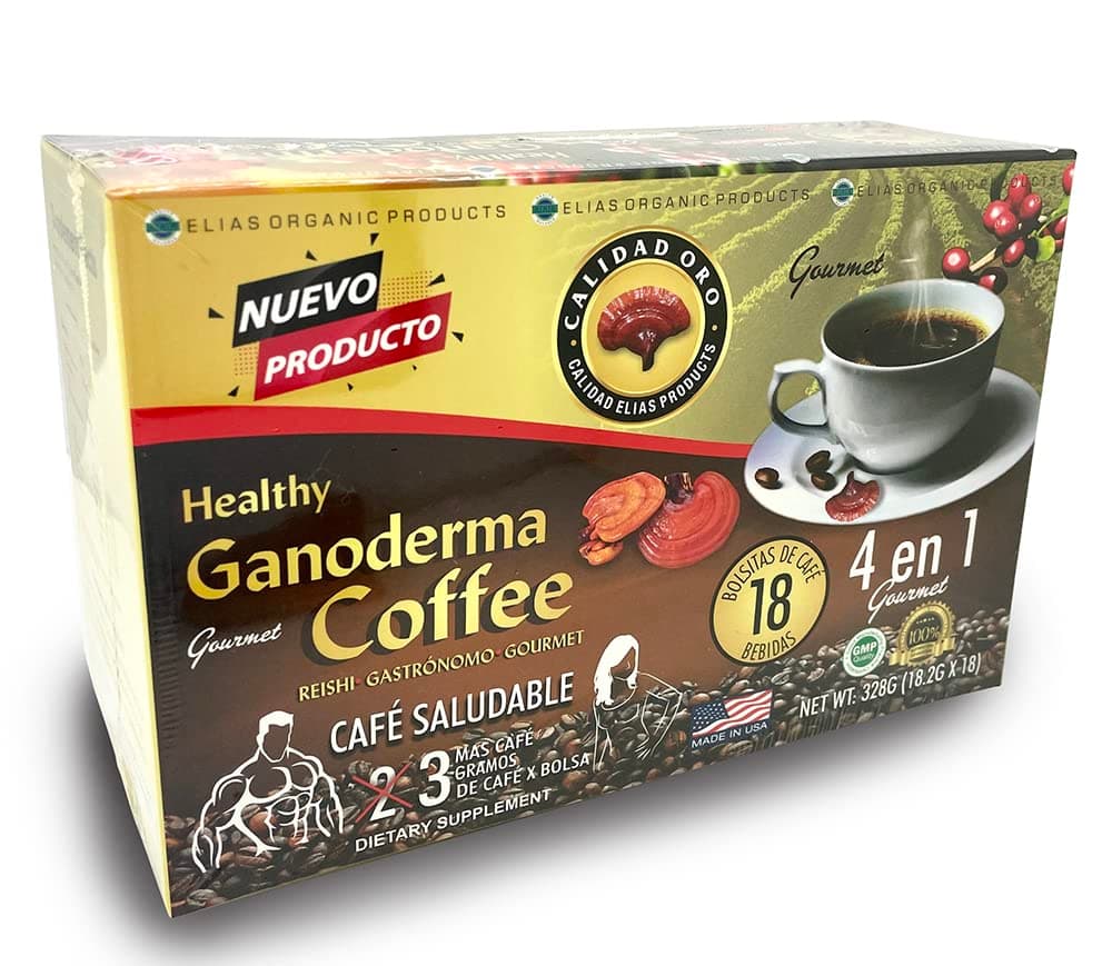 Elias Organic Ganoderma Gourmet Coffee 4 en 1