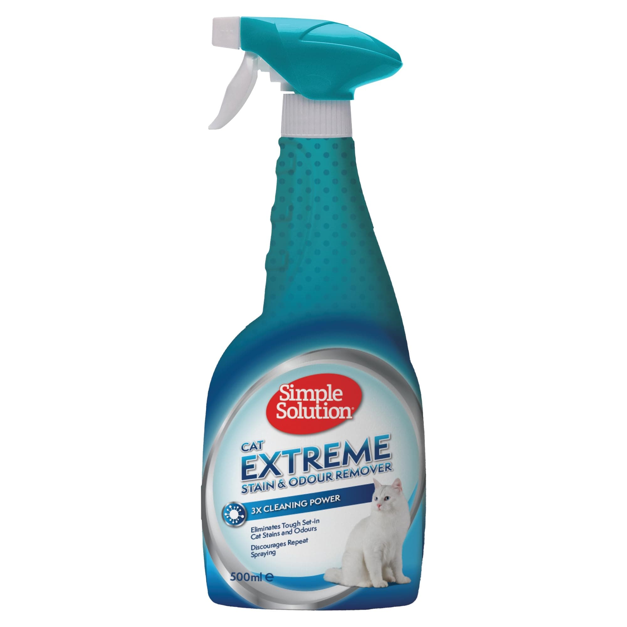 Simple Solution Extreme Cat Stain Odour Remover, White, 500 Ml