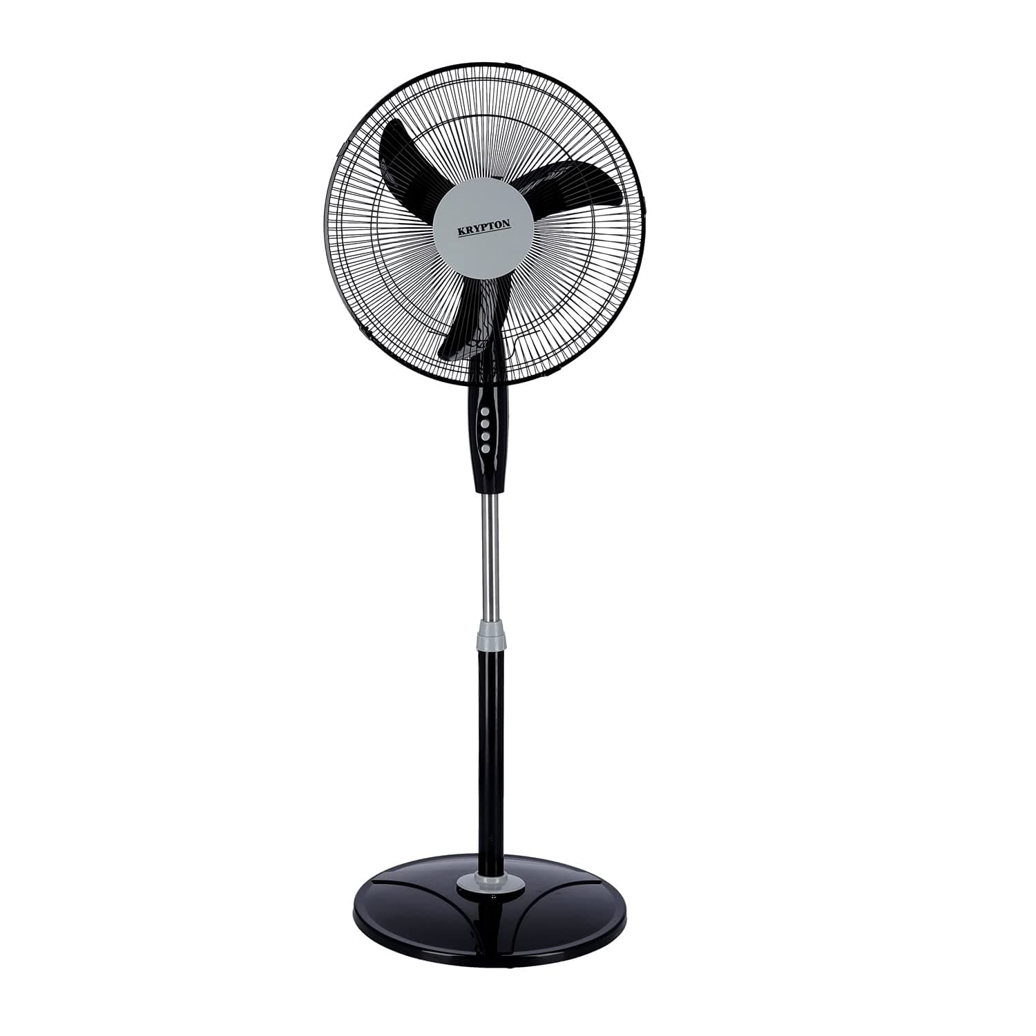 3 speed control stand fan,black-KNF6153