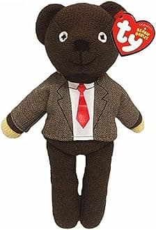 TY Mr. Bean Teddy Bear in Shirt & Tie – Iconic Soft Plush Toy from the Classic TV Show – Collectible Stuffed Plushie for Kids & Fans – Cuddly Soft Toy Gift for Boys & Girls