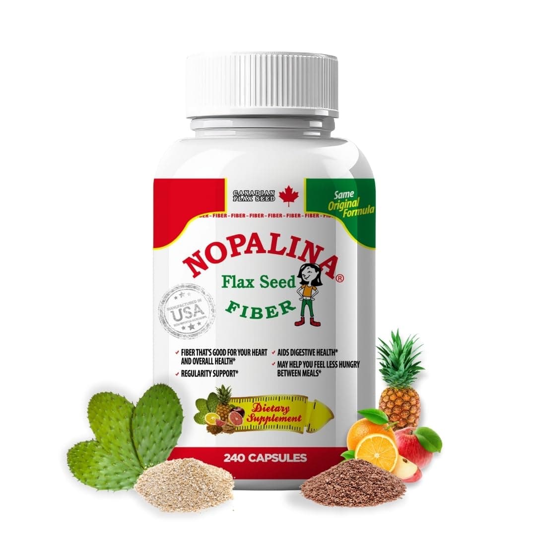 Nopalina Flax Seed Plus Capsules 240 Capsules