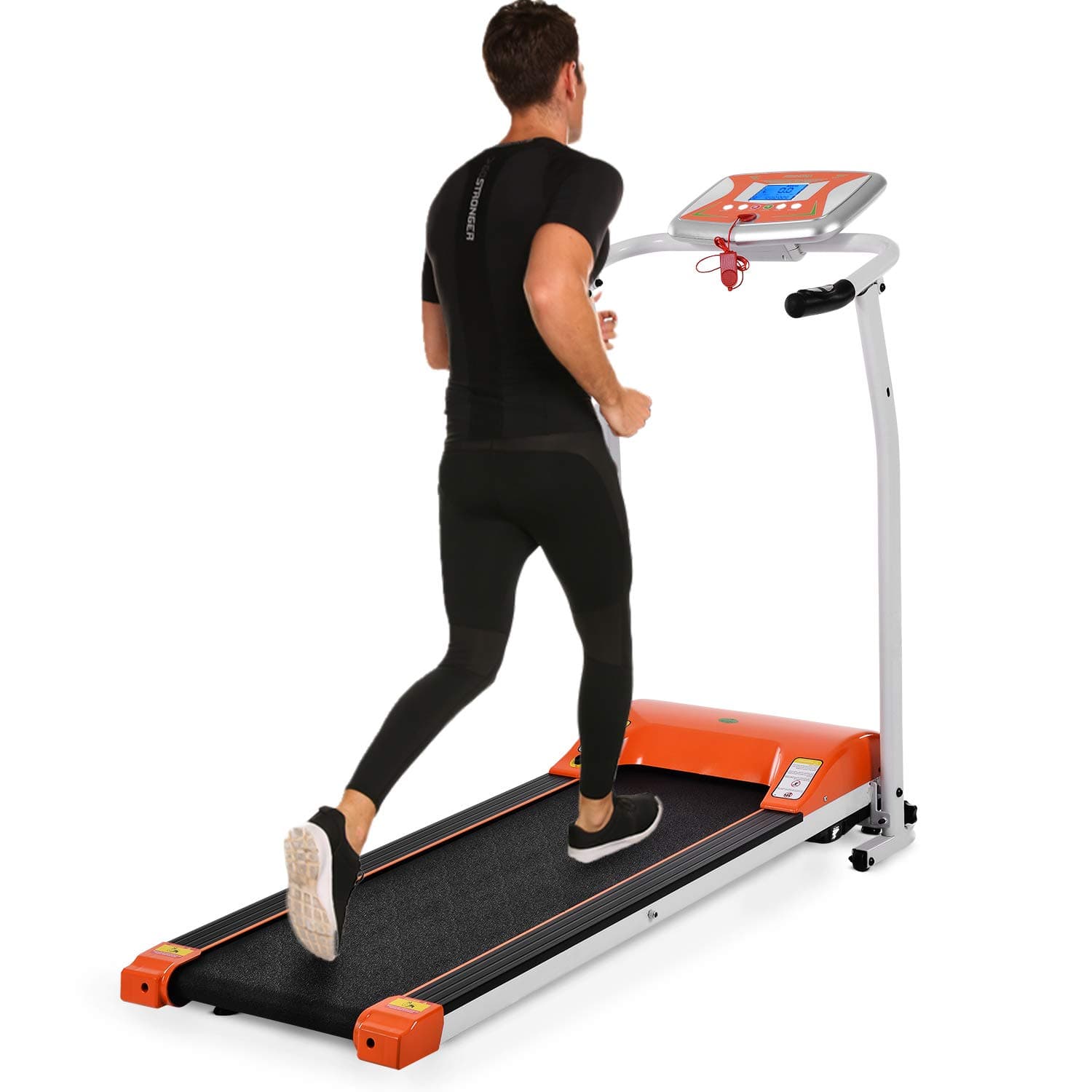 Aceshin Treadmill for Walking, Folding Treadmills for Small Spaces, Motorized Fitness Compact Running Equipment with LCD for Home