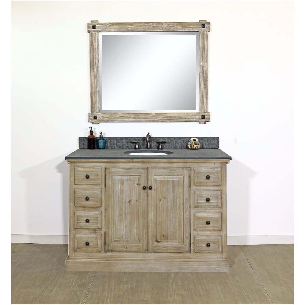 WK1848+MG TOP Bathroom Vanity, Driftwood, 2 Boxes