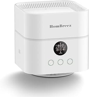 - Air Purifier and Humidifier Combo for Bedroom, Covers Up to 200ft², H13 True HEPA Filter, 400ML Water Tank, Quiet Cool Mist Top Fill Essential Oil Diffuser for Baby, Pet Room, White