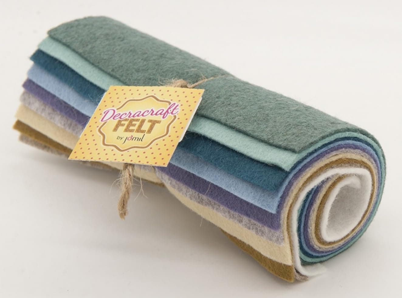 Minerva Wool Blend Felt Pieces in a Roll Mix 4 - per Pack of 10