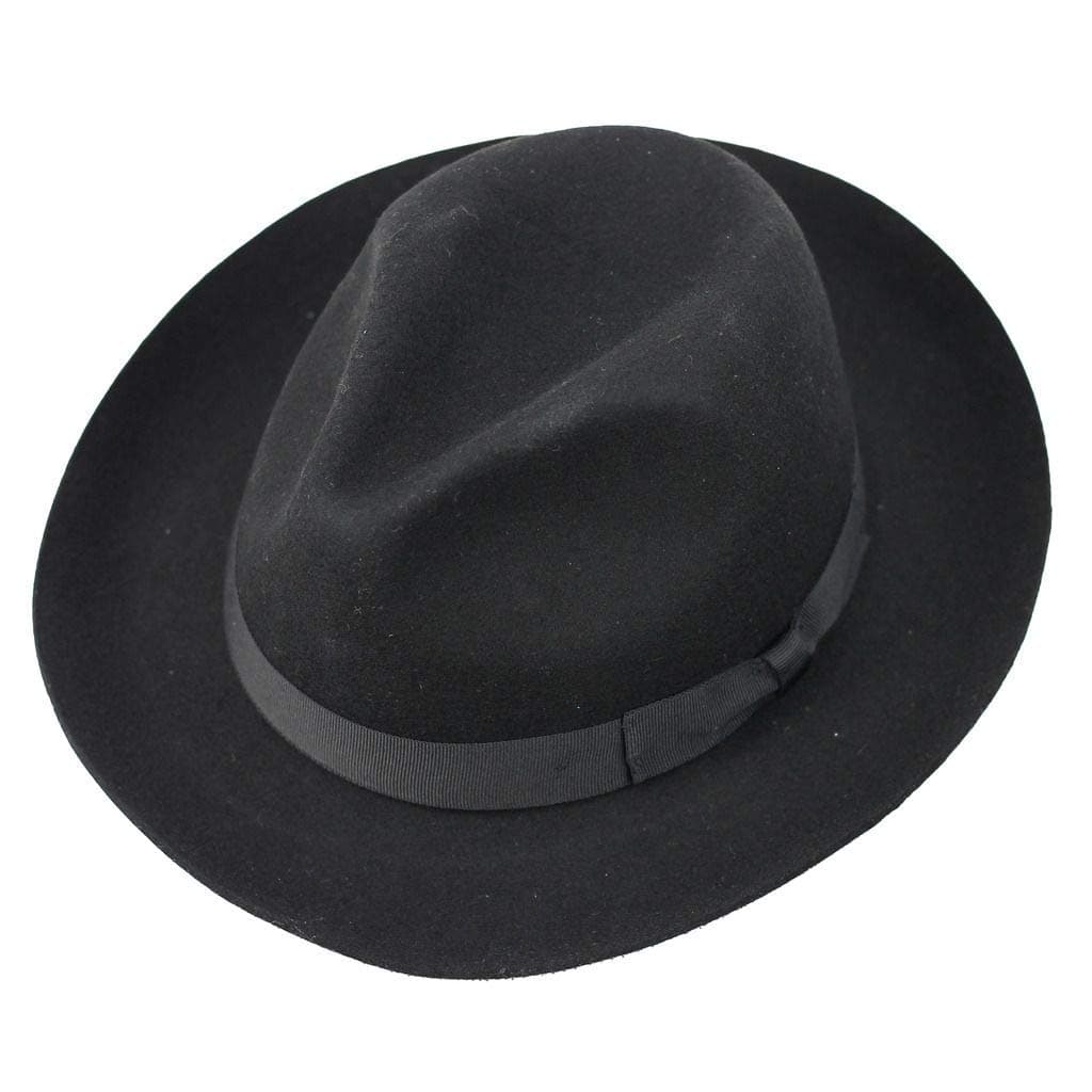 Gladwin Bond Quality Hand Made Fedora Trilby Hat with Matching Band 100% Wool