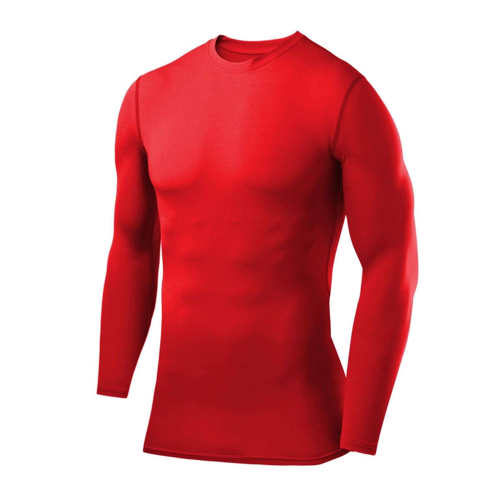 Kids Base Layer Long Sleeve Compression Shirt. Lightweight and Moisture Wicking Thermal Top for Football, Rugby, Soccer and Gym for BoysOEKO-TEX STANDARD 100