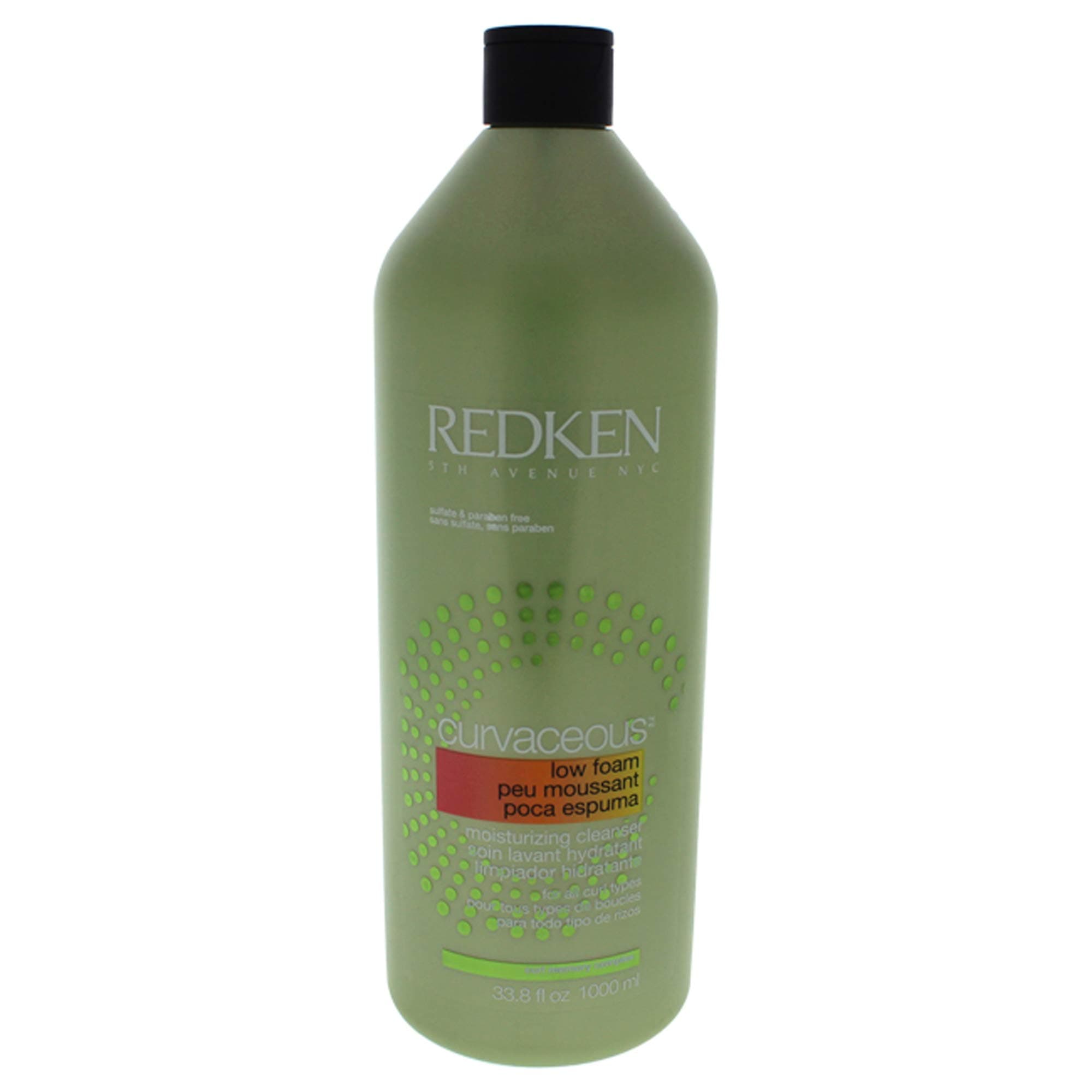 REDKEN Curvaceous Low Foam Moisturizing Cleanser, 33.8 Fl Oz