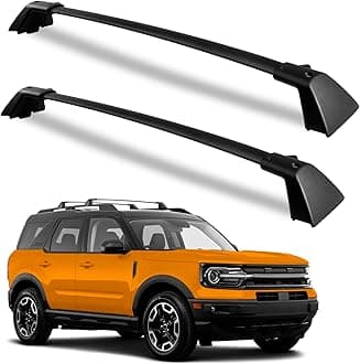 KINGGERI 265lbs Roof Racks Cross Bars for Ford Bronco Sport Base (On-Road) 2021-2026 & Bigbend 2021-2026 & Outer Banks 2021 & Heritage Edition 2023, Heavy Duty Aluminum Crossbars All Metal