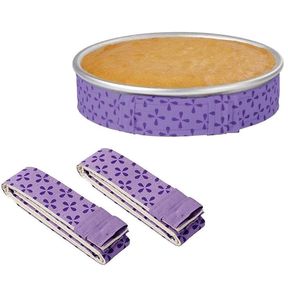 Yunfeng 2-Piece Bake Even Strip,Cake Pan Dampen Strips,Super Absorbent Thick Cotton,Cake Strips for Baking,Cake Pan Strips