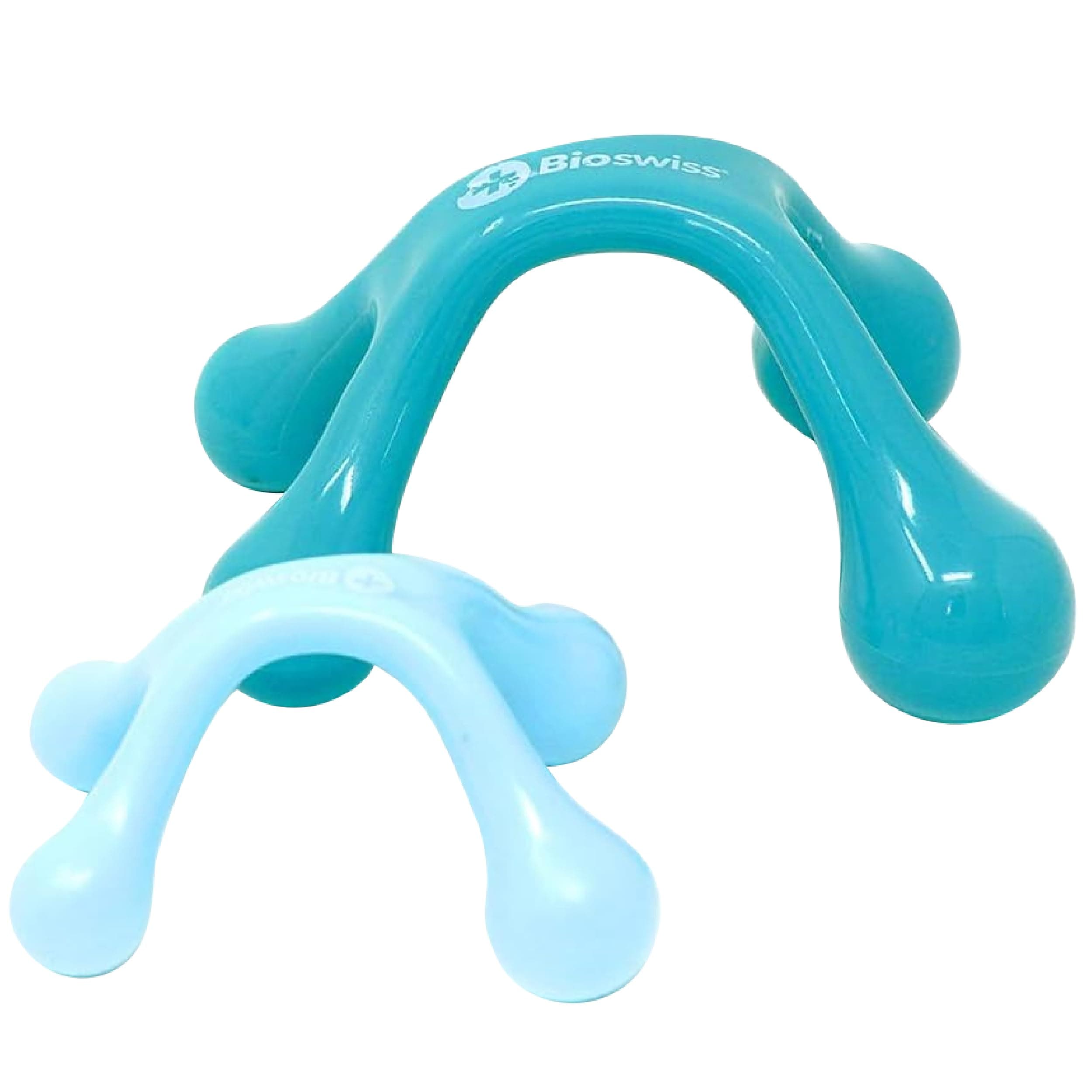 2-Pack Handheld Full Body Massager, 4-Leg Pressure Point Tool for Back, Neck, and Shoulder, Includes 1 Large and 1 Small